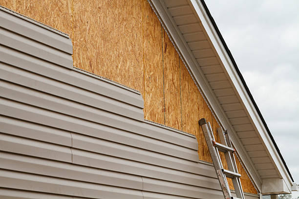Professional Siding technician working in Mineral, VA
